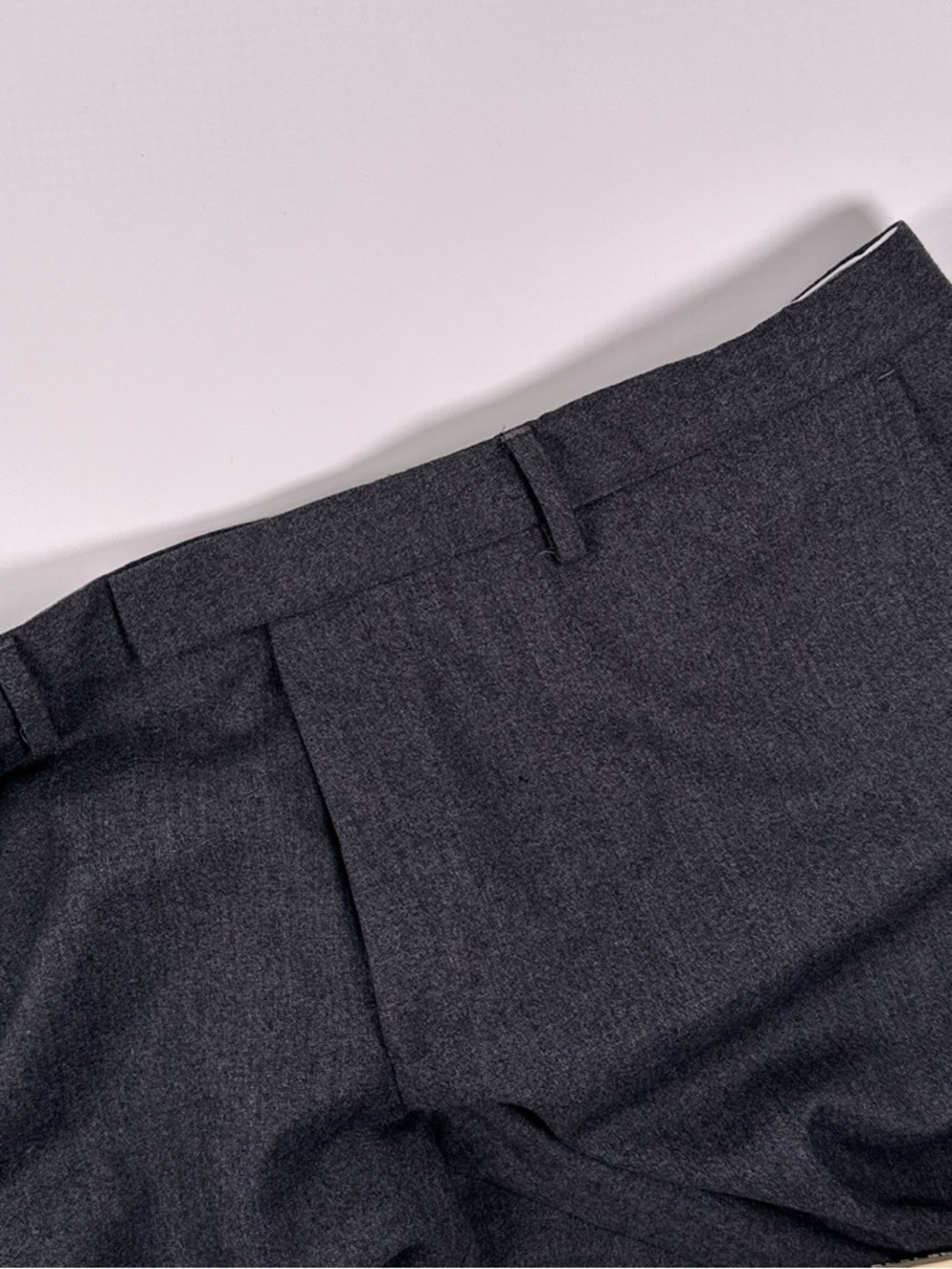 Charles Tyrwhitt 100% Wool Slim Fit Dress Pants Charcoal 40W - Picture 12 of 16